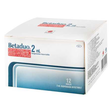 BETADUO VIAL 2 ML 12 UDS (A)(DA) BETAMETASONA-FOSFATO DISODICO