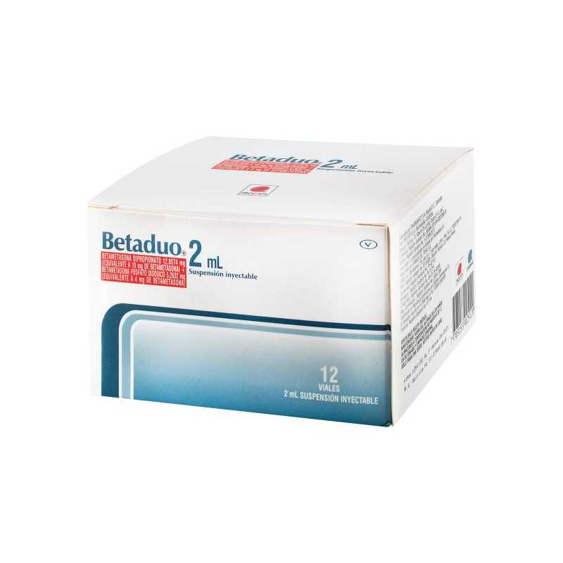 BETADUO VIAL 2 ML 12 UDS (A)(DA) BETAMETASONA-FOSFATO DISODICO