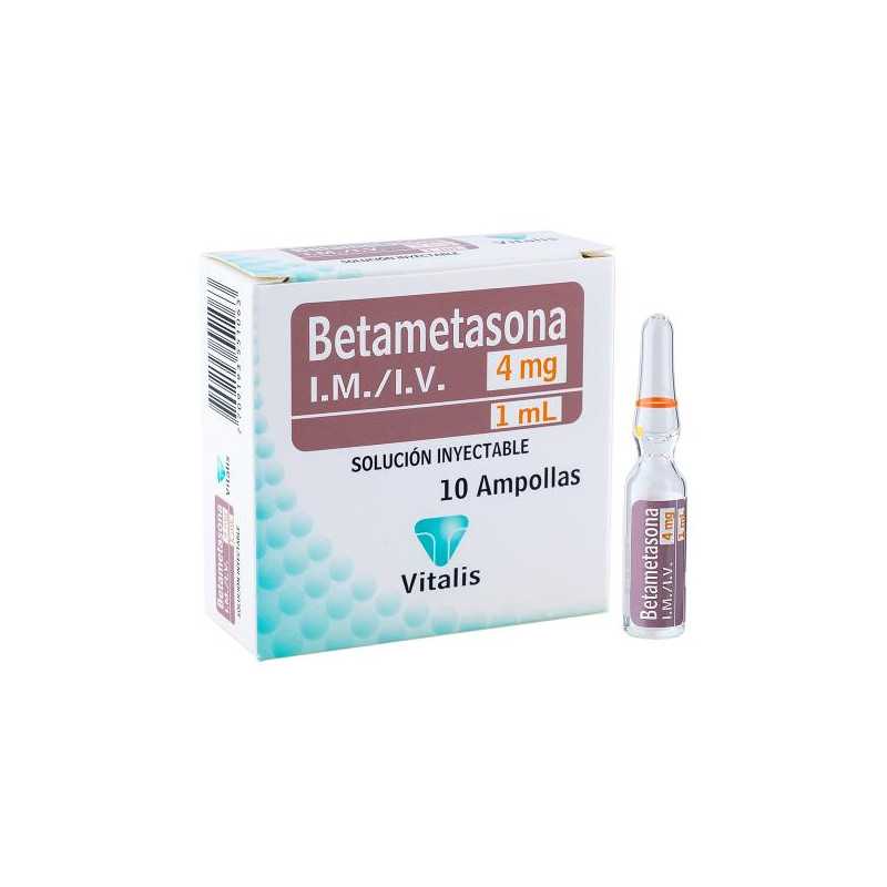 BETAMETASONA 4 MG/1 ML 10 AMPOLLAS VT BETAMETASONA BETAMETASONA 4 MG/1 ML 10 AMPOLLAS VT BETAMETASONA