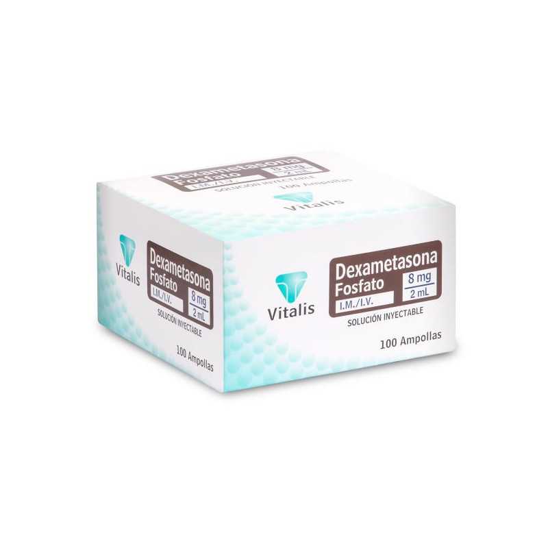 DEXAMETASONA 8MG/2ML 100 AMPOLLAS VT 