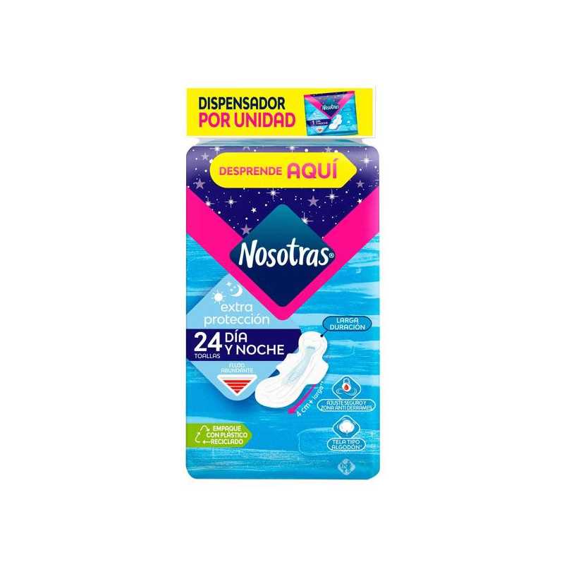 TOA.NOSOTRAS.EXTRA PROTECC.DISP 24 UDS 