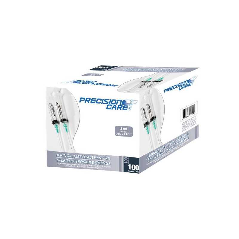 JERINGA 3P 3ML 21X1.1/2 100 UDS ETERNA JERINGAS