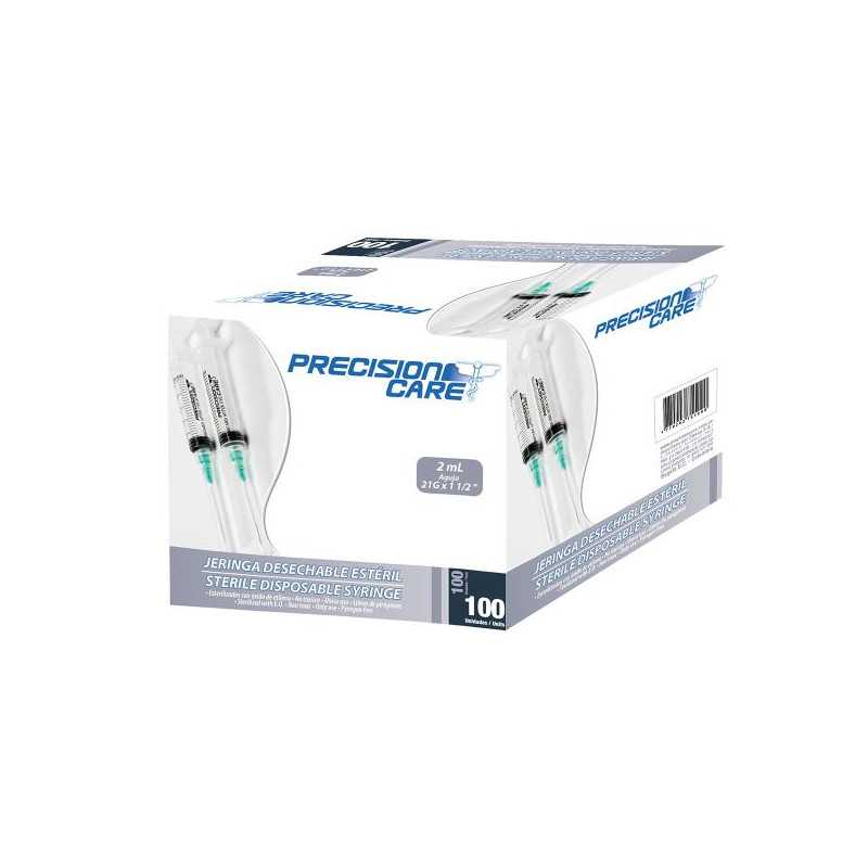JERINGA 3P 2 ML 21X1.1/2 100 UDS ETERNA JERINGAS