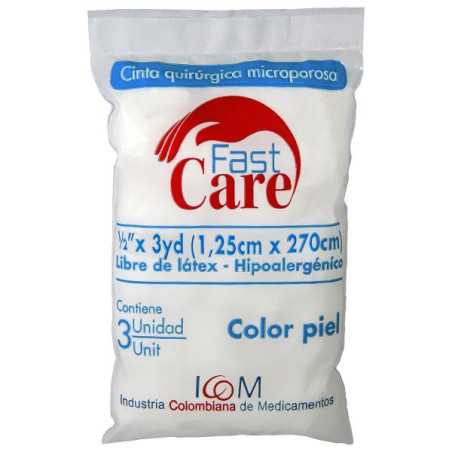 MICROPORE C.PIEL FAST CARE 1/2X3 3UDS ICOM (PUMCV)