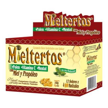 MIELTERTOS PASTILLAS MASTICABLES 12 SBS PROPOLEO Y VITAMINA C