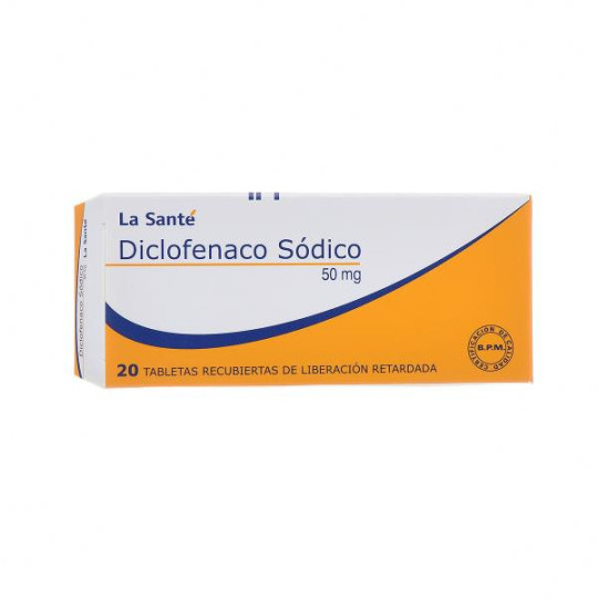 DICLOFENACO 50 MG 20 TABLETAS LS DICLOFENAC
