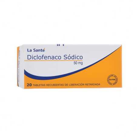 DICLOFENACO 50 MG 20 TABLETAS LS DICLOFENAC