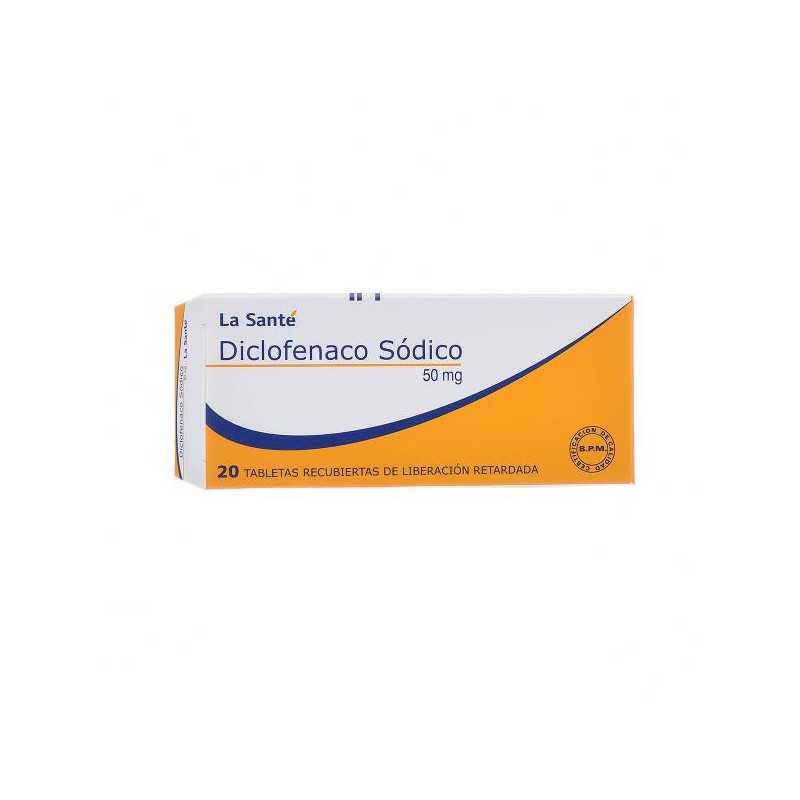 DICLOFENACO 50 MG 20 TABLETAS LS DICLOFENAC