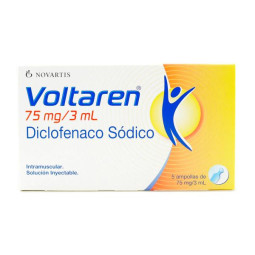 VOLTAREN 75 MG 5 AMPOLLAS DICLOFENACO SODICO