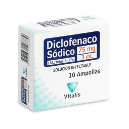 DICLOFENACO 75 MG/3 ML 10 AMPOLLAS VT DICLOFENAC 