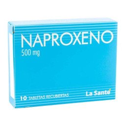 NAPROXENO 500 MG 10 TABLETAS LS NAPROXENO