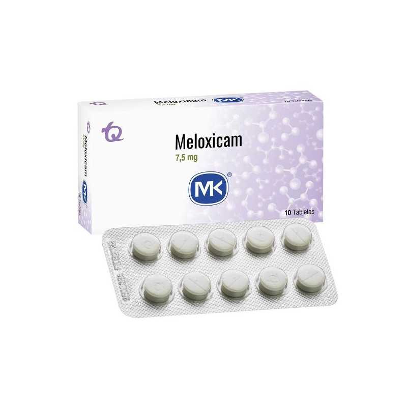 MELOXICAM 7.5 MG 10 TABLETAS MK MELOXICAM