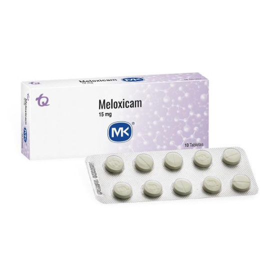 MELOXICAM 15 MG 10 TABLETAS MK MELOXICAM