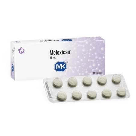 MELOXICAM 15 MG 10 TABLETAS MK MELOXICAM