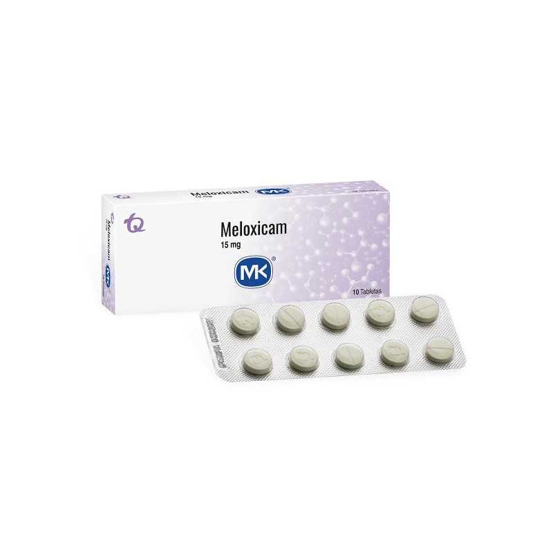 MELOXICAM 15 MG 10 TABLETAS MK MELOXICAM