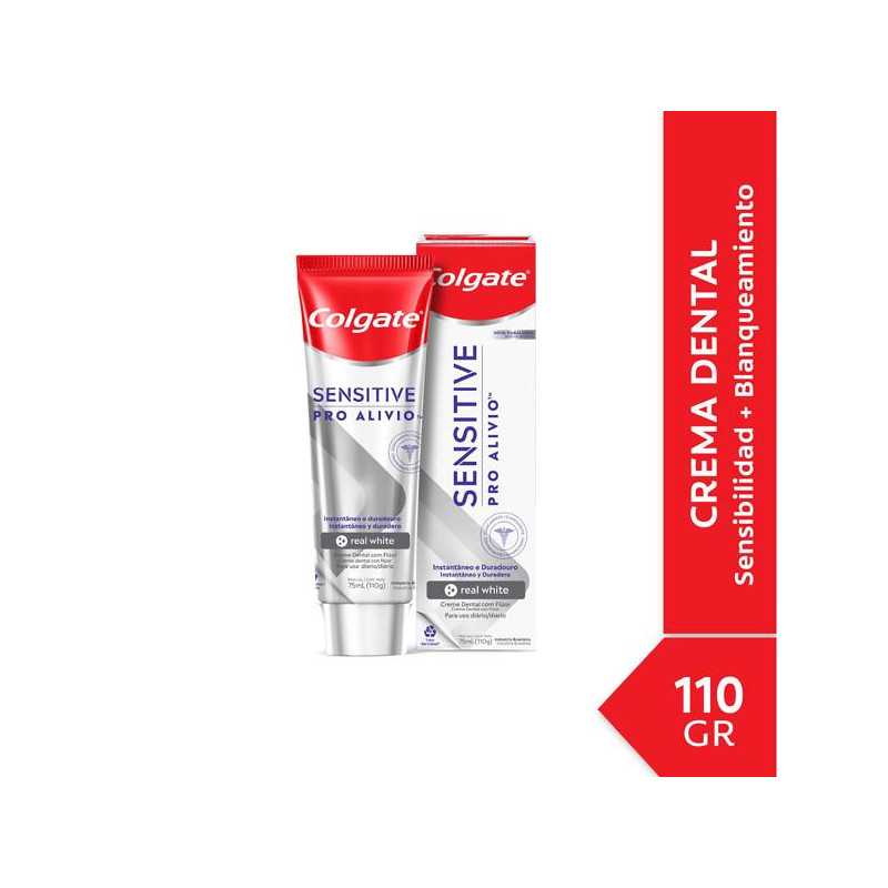 CRE.COLGATE SENS.PRO ALIV.RE.WHITE 110ML CREMAS