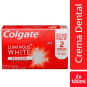 2 CRE.DEN.COLGATE LUMIN.WHITE 75 ECO.PAC CREMAS