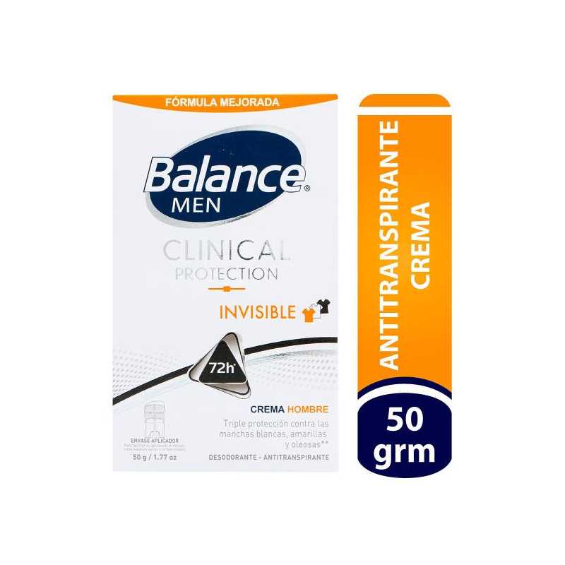DTE BALANCE CRE.CLINI.INVISIBLE 50 GR H 