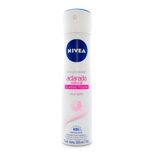 DTE.NIVEA SPR ACLARADO NATURAL 150 ML M BARRAS