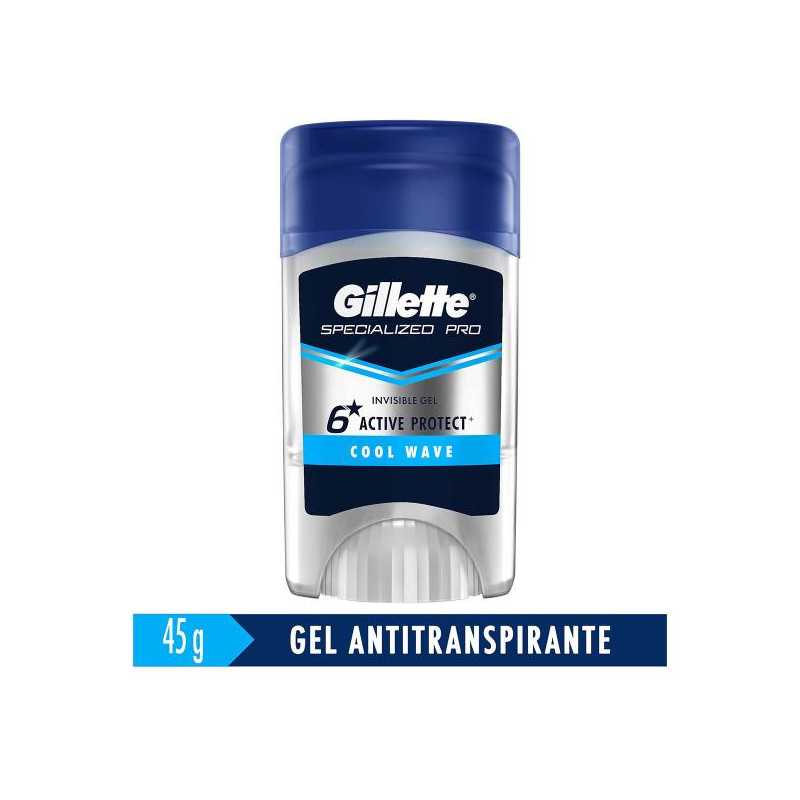 DTE.GILLETTE CLINICAL GEL COOL WAVE 45GR GELES