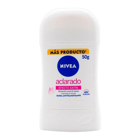 DTE.NIVEA BARRA ACLARADO SATIN 50 GR M BARRAS 
