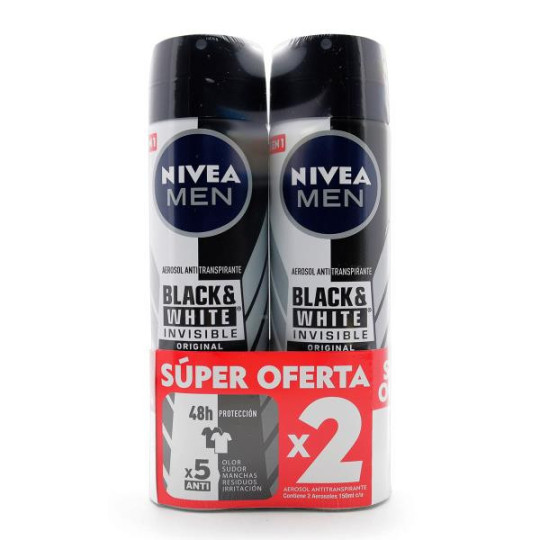 2 DTE NIVEA SPR.BLA.WHI.H.150 ML.S.OFERT 