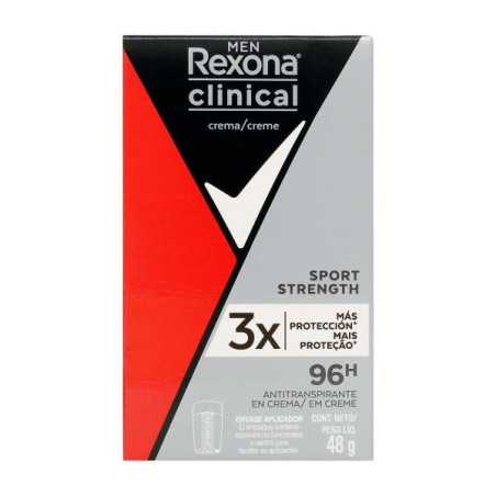 DTE.REXONA CLINI SOLID SPORT STRE.48 GR BARRAS