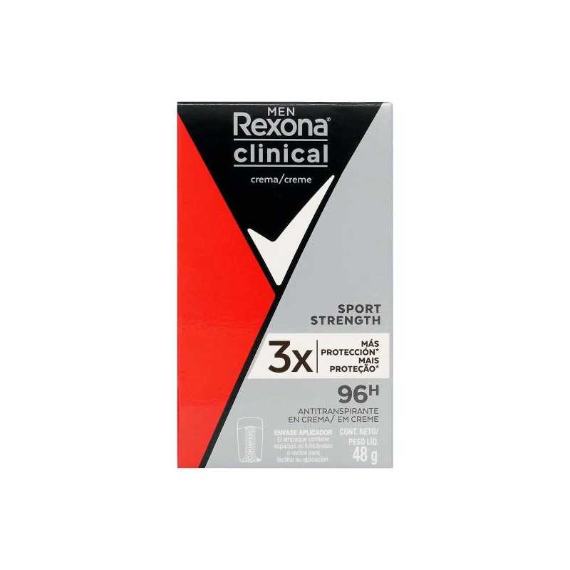 DTE.REXONA CLINI SOLID SPORT STRE.48 GR BARRAS