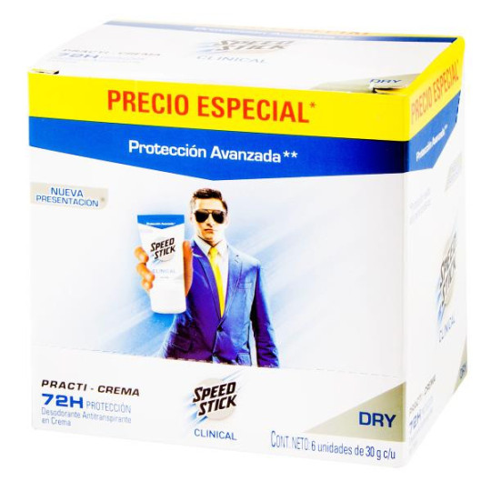 DTE SPED STICK CLIN COMPLET CREMA 30 GR 6UDS P.E CREMAS