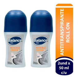 2 DTE.BALANCE ROL.INVISIBLE 50ML H P.E ROLON