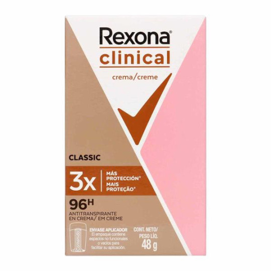 DTE.REXONA SOFT SOLID CLINI WOM.48 GR M BARRAS