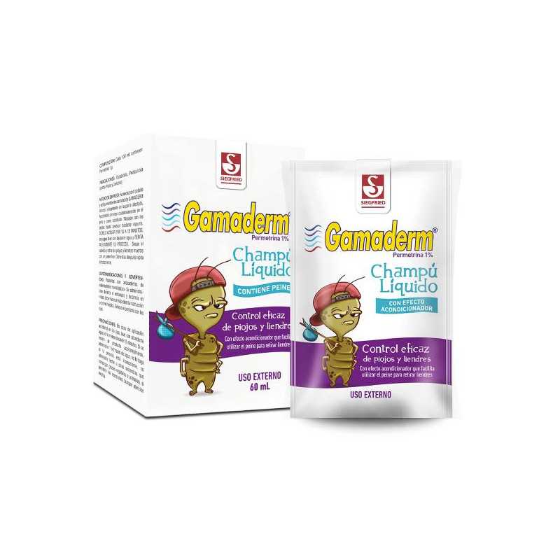 CHA.GAMADERM 60 ML PERMETRINA