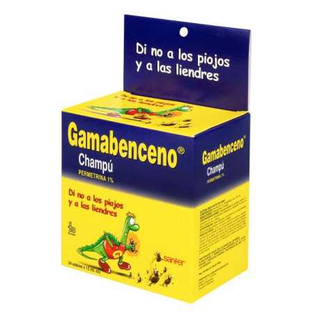 CHA.GAMABENCENO 24 SOBRES GAMABENCENO