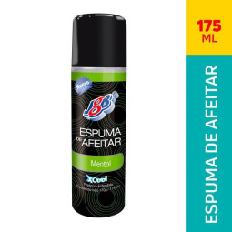 ESPUMA AFEITAR MENTHOL JGB 175 ML ESPUMAS 