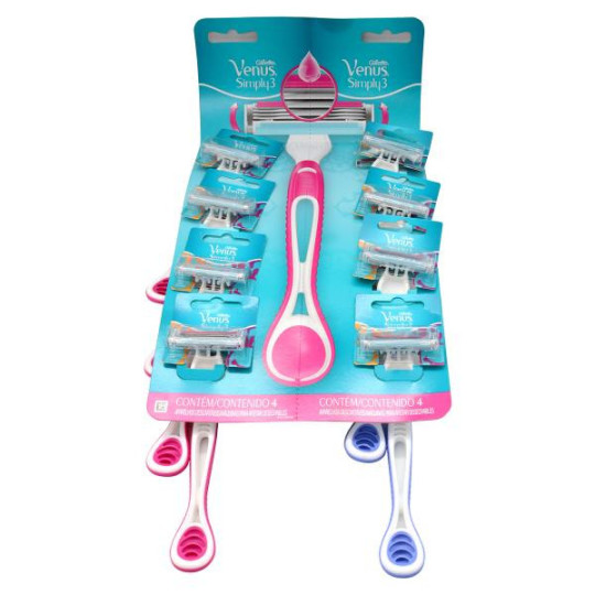 MAQ.GILLETTE SIMPLY MUJER DISP.8 UDS MAQUINAS