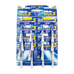 MAQ.PRESTOBARBA U.GRIP 3 HOJAS 16 UDS MAQUINAS