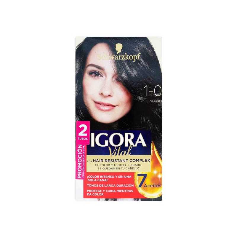 IGORA VITAL KIT 1-0 PROM.2TUB NEGRO TINTES IGORA VITAL KIT 1-0 PROM.2TUB NEGRO TINTES