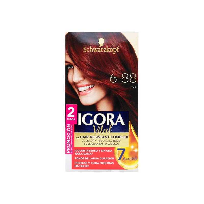 IGORA VITAL KIT 6-88 PROM.2TUB RUBI OFER TINTES IGORA VITAL KIT 6-88 PROM.2TUB RUBI OFER TINTES