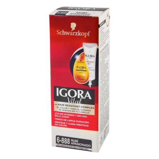 IGORA VITAL TUBO 6-888 RUBI APASIONADO TINTES
