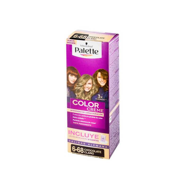 PALETTE COL CRE TBO 6-68 CHO.CLA GTS.OXI TINTES