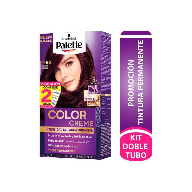 PALETTE COLOR CRE KIT 4-90 VIO.ROJIZ D.T TINTES