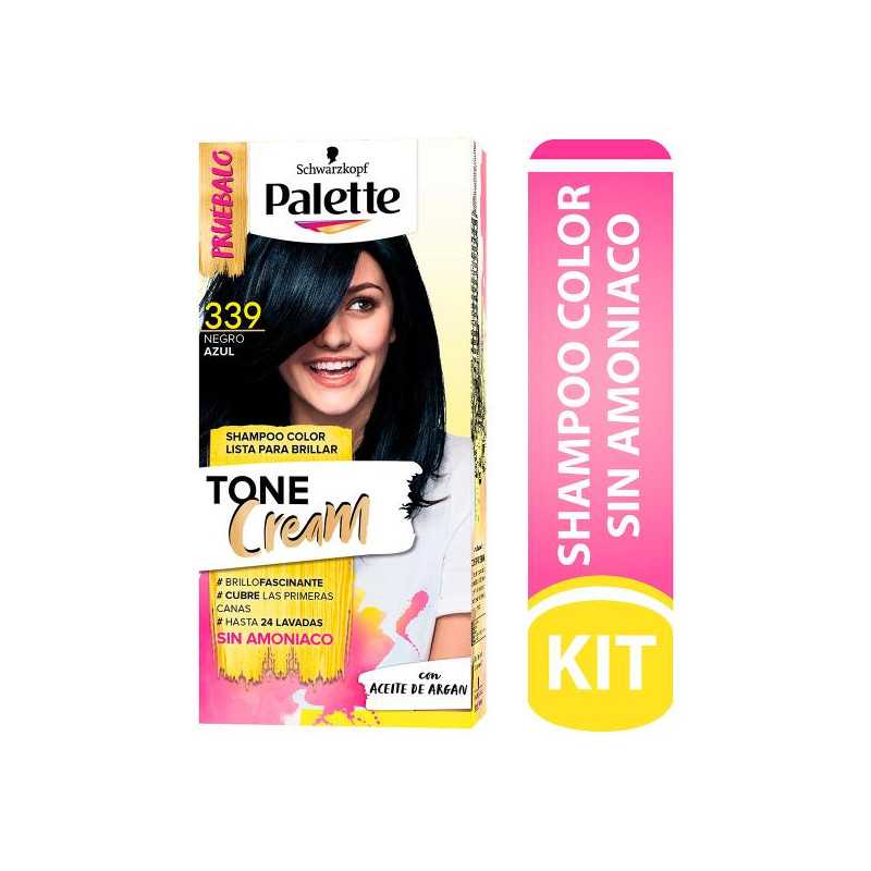 PALETTE TONE CREAM KIT 339 NEGRO AZUL TINTES
