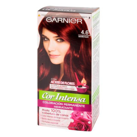 NUTRISSE COR INTENSO 4.6 CASTANO ROJO TINTES