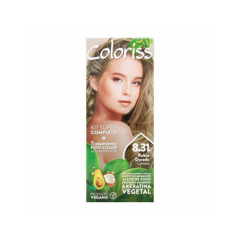 COLORIS KIT 831 RUBIO DORADO CEN. TINTES