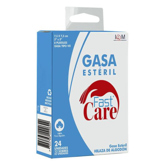 GASA ICOM ESTERIL 3X3 YD 12 SBS 2 UND (PUMCV)