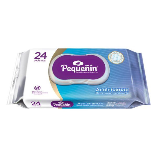 TOA.PEQUENIN ACOLCHADITA 24 UDS TOALLAS HUMEDAS