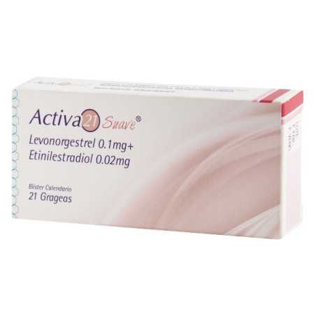 ACTIVA 21 SUAVE 21 GRAGEAS LEVONORGESTREL