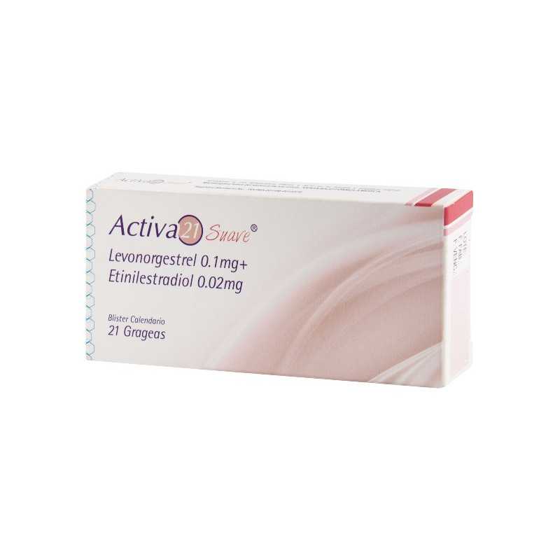 ACTIVA 21 SUAVE 21 GRAGEAS LEVONORGESTREL