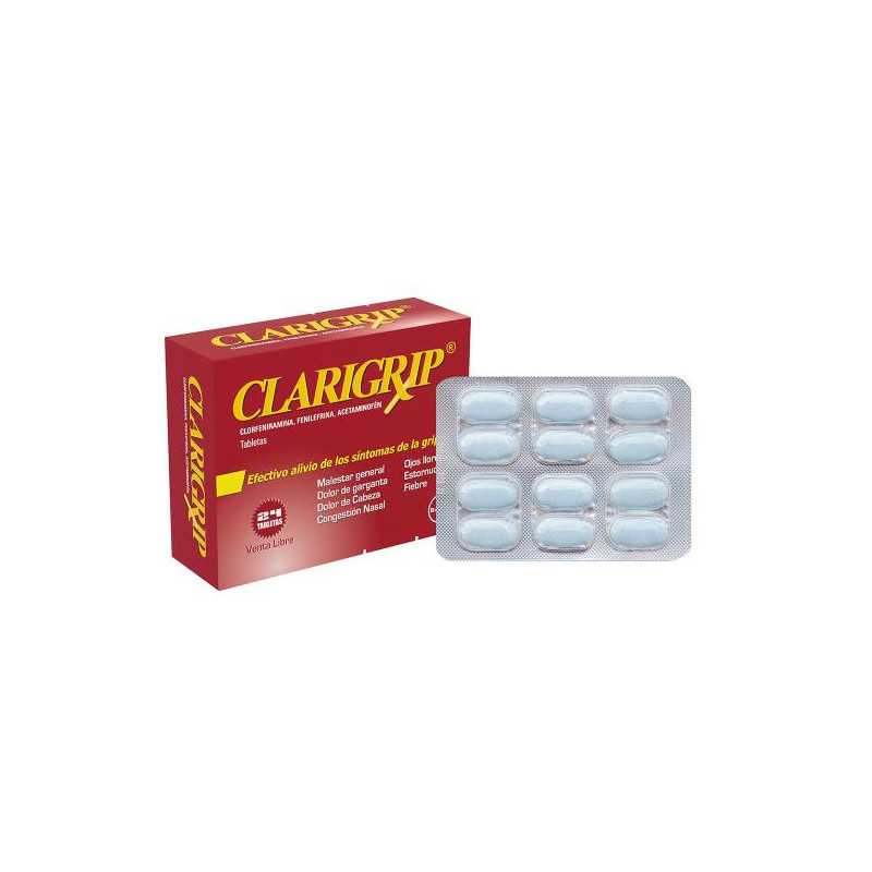 CLARIGRIP 24 TABLETAS LORATADINA