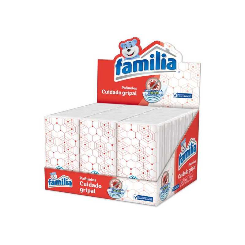 PANUELOS FAMILIA CUI.GRIPAL BANDEJA 18UD PANUELOS FACIALES